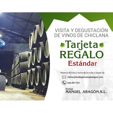 Tarjeta Regalo - Visita Estándar Bodega Campano y Viñas