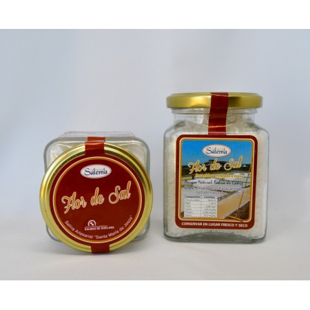 Flor de Sal Tarro de Cristal (160 gr.)