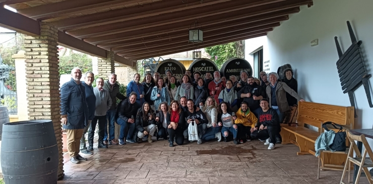 El grupo de la Escuela de Hostelería de Cádiz visita nuestra bodega