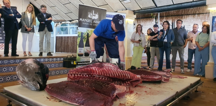 Los vinos de la Bodega Manuel Aragón presentes en las jornadas del atún de almadraba de Chiclana